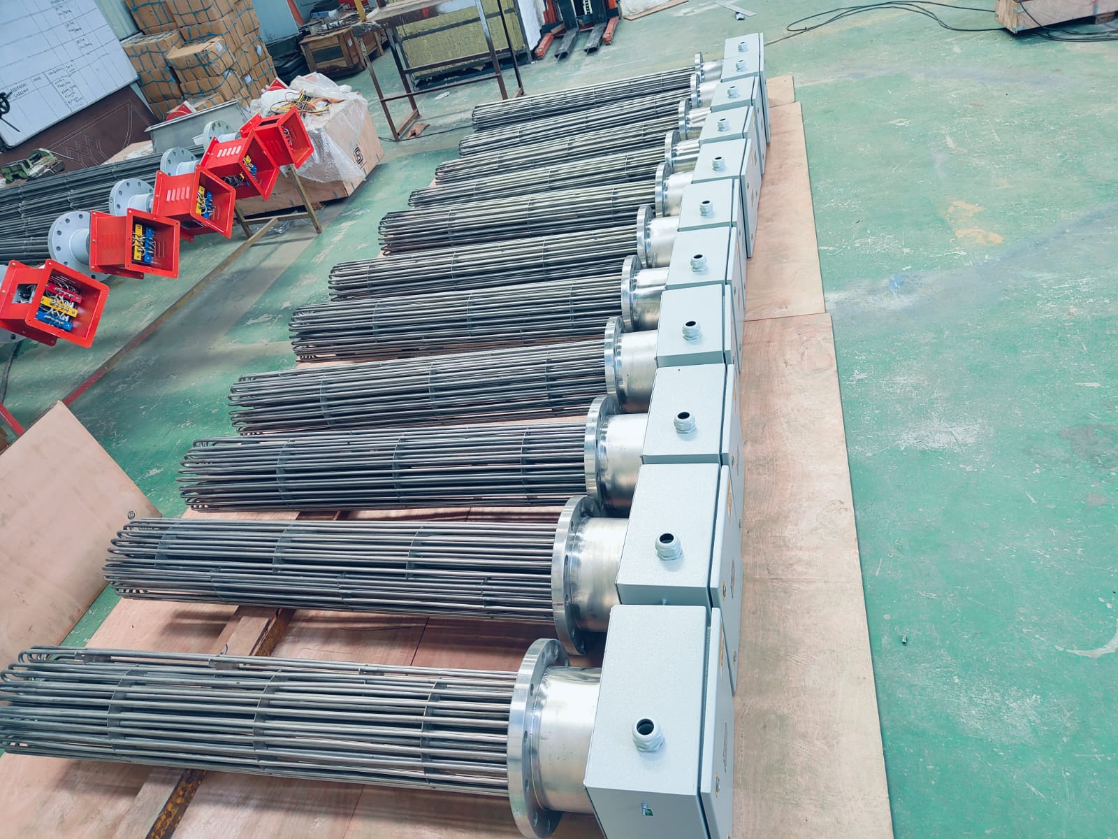 Industrial heaters in sugar plants